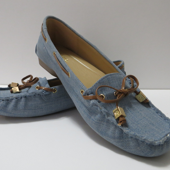 women's denim loafers